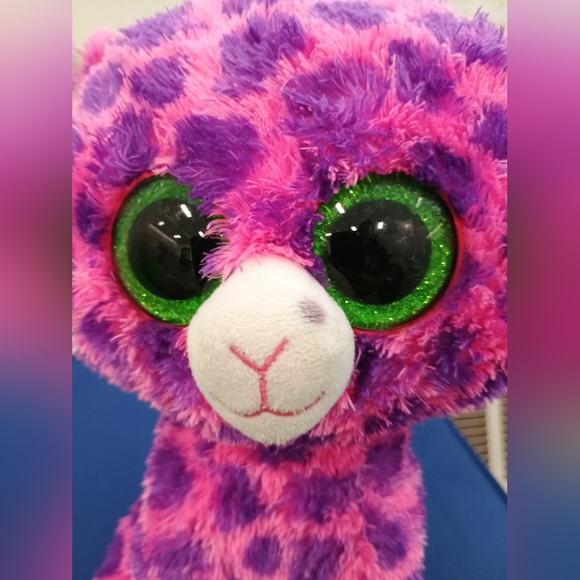 Ty Beanie Boos Gilbert Pink Giraffe  10 Inch Plush Stuffed Animal - Picture 6 of 14